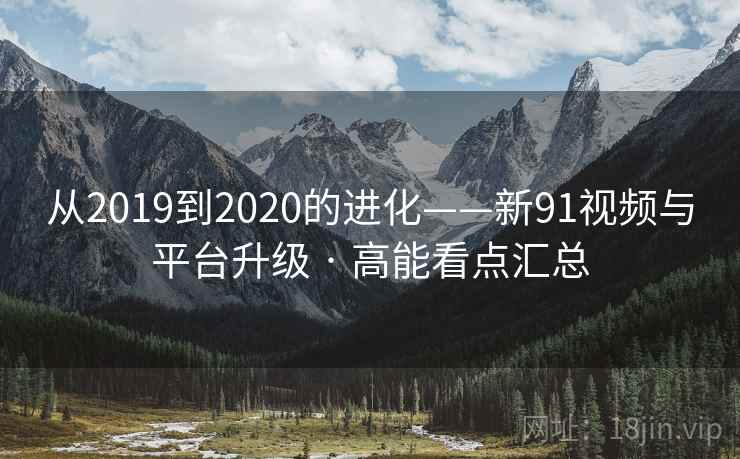 从2019到2020的进化——新91视频与平台升级 · 高能看点汇总