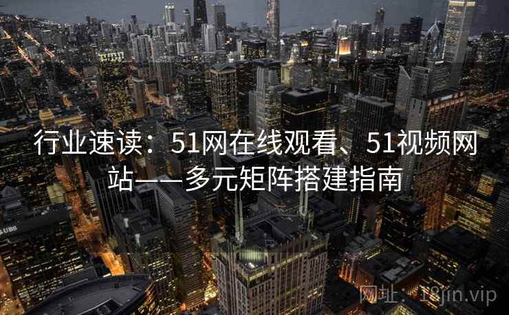 行业速读：51网在线观看、51视频网站——多元矩阵搭建指南