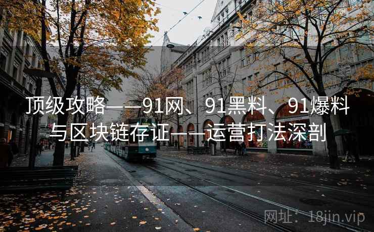 顶级攻略——91网、91黑料、91爆料与区块链存证——运营打法深剖