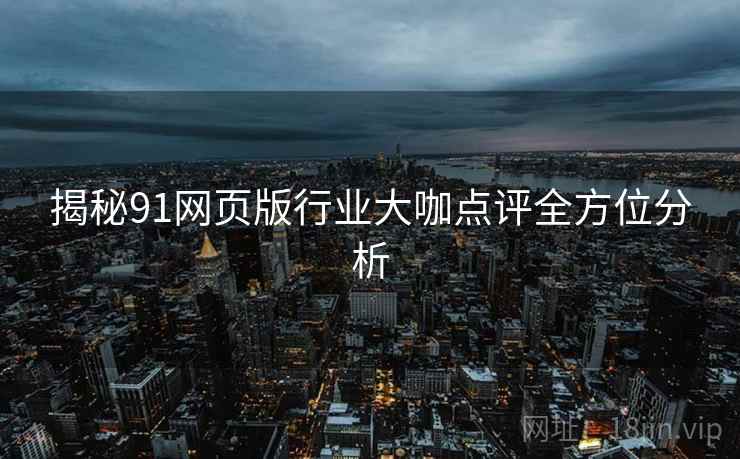 揭秘91网页版行业大咖点评全方位分析